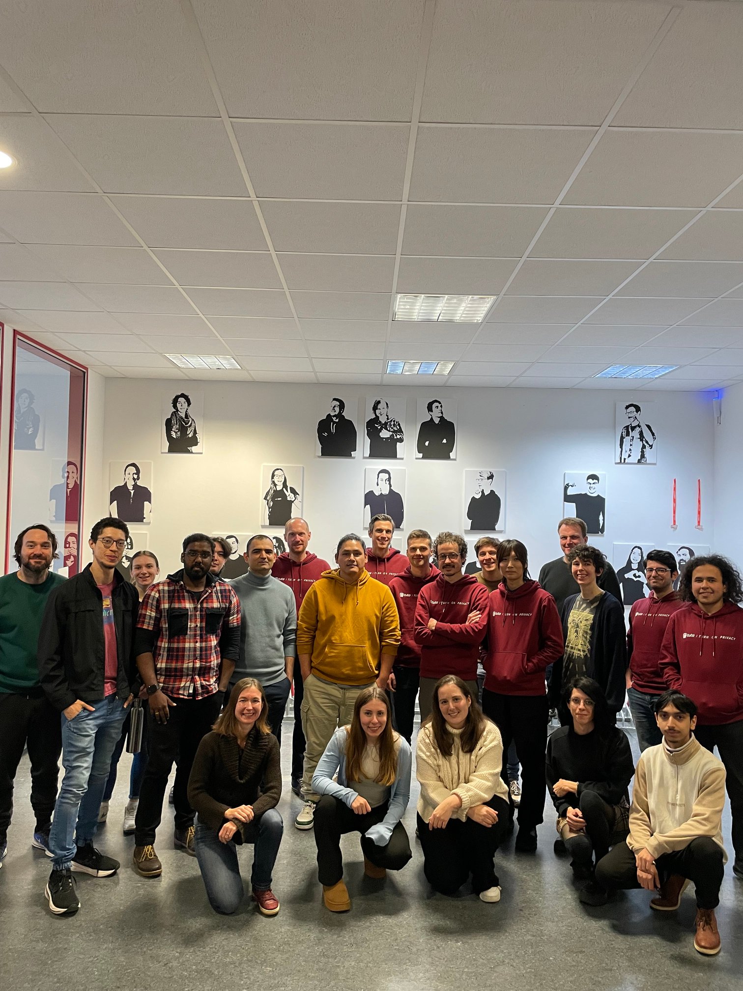 photo of the Tuta team